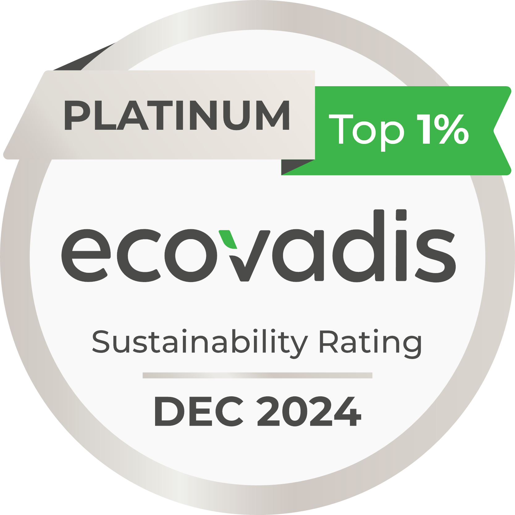 Cuarto premio platino consecutivo de EcoVadis: Jungheinrich es una de las empresas más sostenibles del mundo