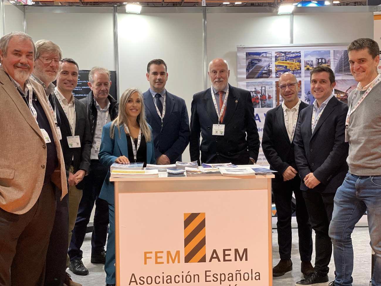 FEM-AEM refuerza su presencia en la Feria Logistics 2024 y destaca su papel en la mejora del sector de la manutención y almacenamiento